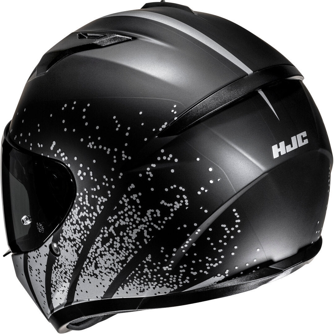 Casco Moto Integrale HJC C10 HAVEN MC5SF Nero Argento Opaco