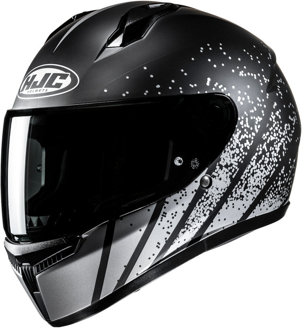 Casco Moto Integrale HJC C10 HAVEN MC5SF Nero Argento Opaco