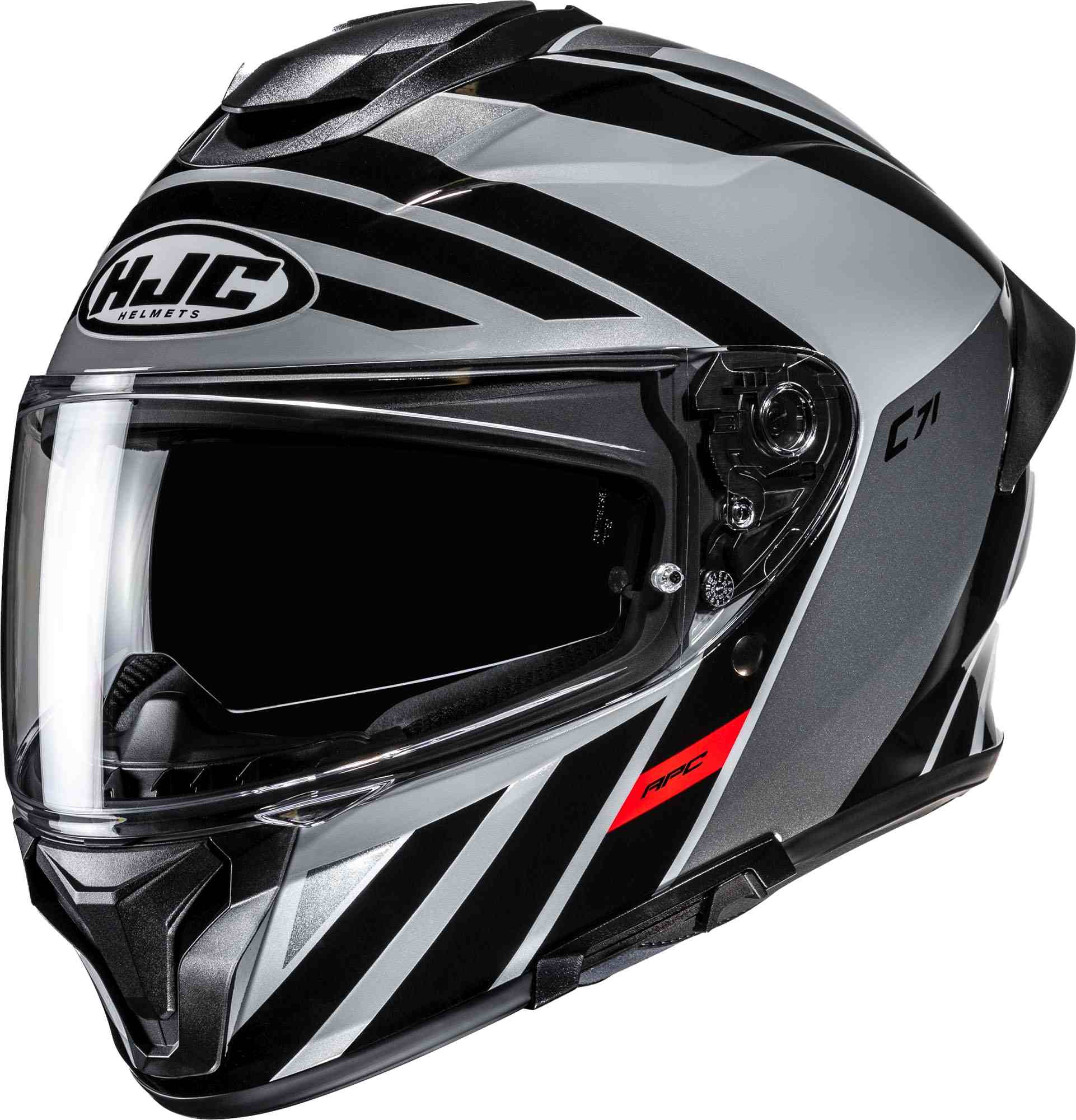 Casco Moto Integrale HJC C71 Faber MC5 Grigio Nero