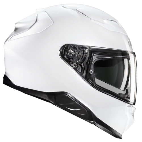 Casco Moto Integrale HJC F71 SOLID PEARL WHITE Bianco Lucido