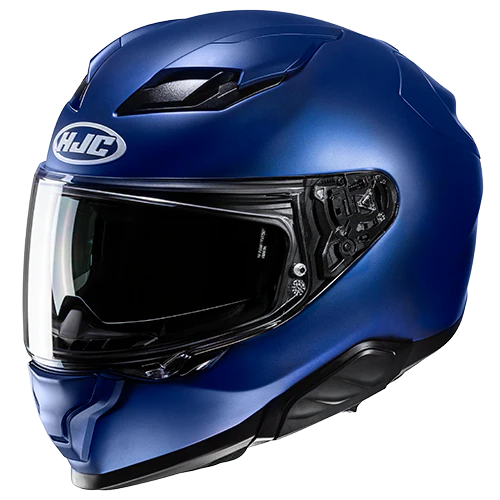 Casco Moto Integrale HJC F71 SOLID SEMI FLAT METALLIC BLUE Blu Opaco