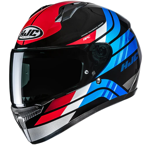Casco Moto Integrale HJC HIPER MC21 Nero Blu Rosso Lucido