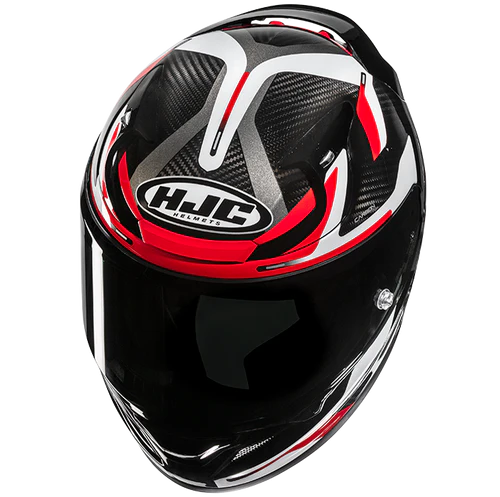 Casco Moto Integrale HJC RPHA 12 CARBON XENTRA MC1 Nero Bianco Rosso Lucido