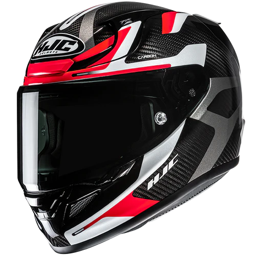 Casco Moto Integrale HJC RPHA 12 CARBON XENTRA MC1 Nero Bianco Rosso Lucido