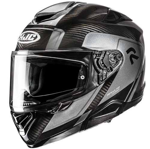 Casco Moto Integrale HJC RPHA 72 CARBON FYNEX MC5 Nero Argento Lucido