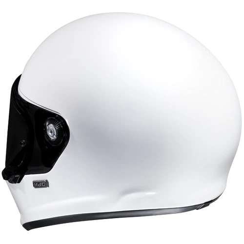 Casco Moto Integrale HJC Vintage V10 SOLID WHITE Bianco Lucido