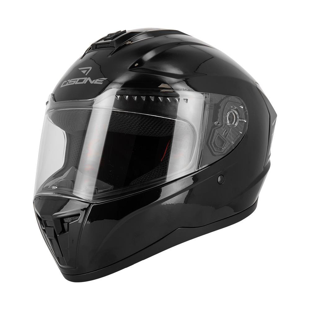 Casco Moto Integrale OSONE S402 PRETENDER Nero Lucido