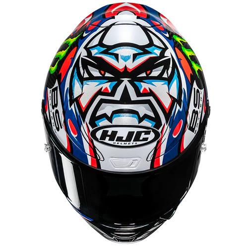 Casco Moto Integrale Pista HJC RPHA 1 V2 CARBON QUARTARARO LE MANS 3 MC21 FIM 2