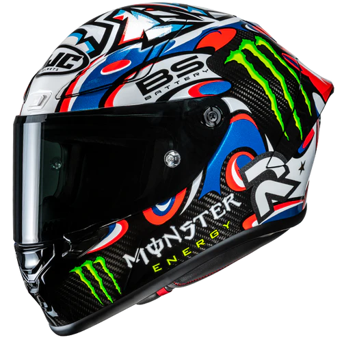 Casco Moto Integrale Pista HJC RPHA 1 V2 CARBON QUARTARARO LE MANS 3 MC21 FIM 2