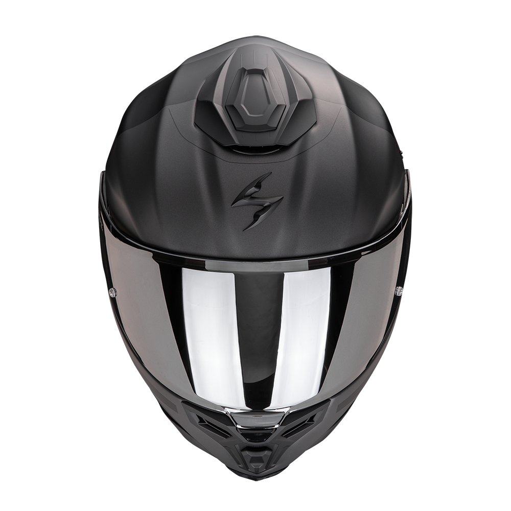 Casco Moto Integrale SCORPION EXO 1500 AIR DUAL Argento Opaco Nero Rosso