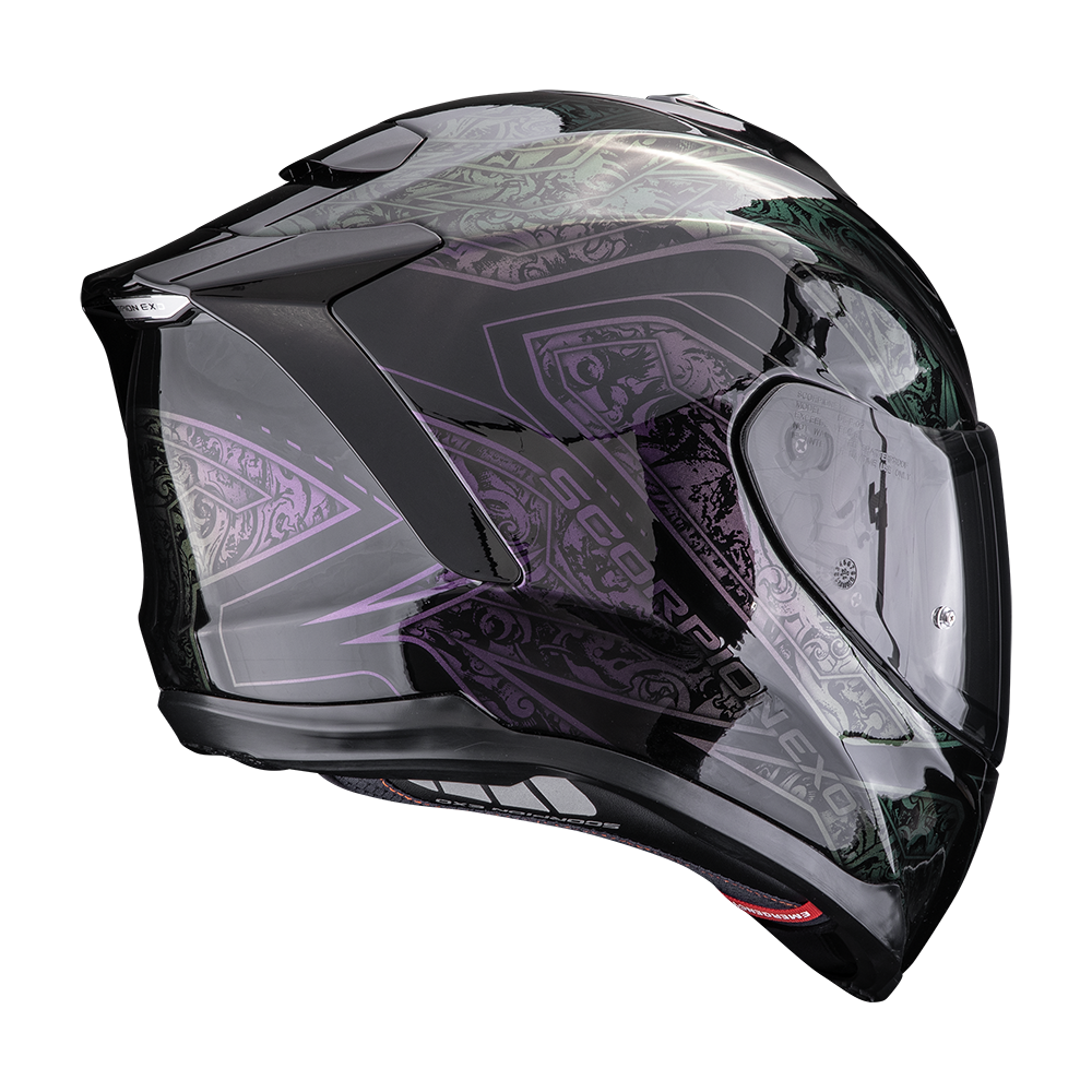 Casco Moto Integrale SCORPION EXO 1500 AIR FANTASY Nero Camaleonte