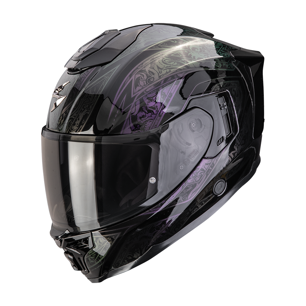 Casco Moto Integrale SCORPION EXO 1500 AIR FANTASY Nero Camaleonte