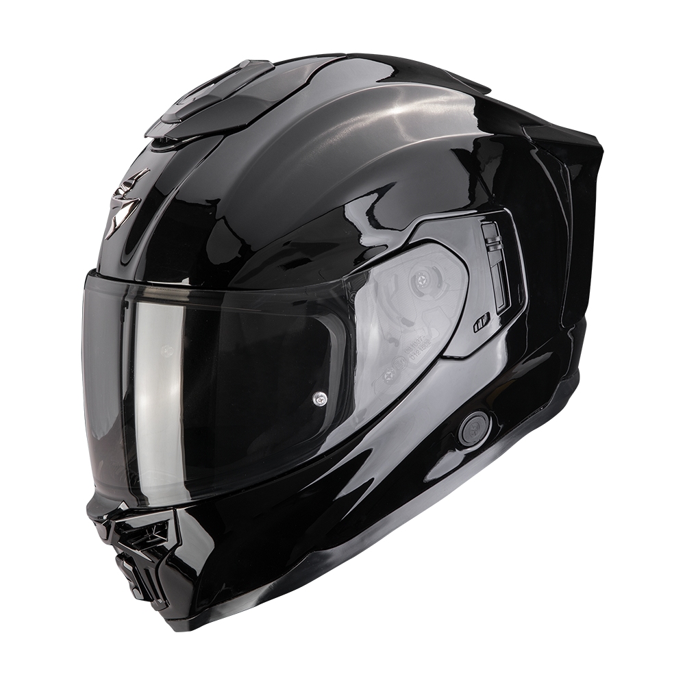 Casco Moto Integrale SCORPION EXO 1500 AIR Solid Nero Lucido