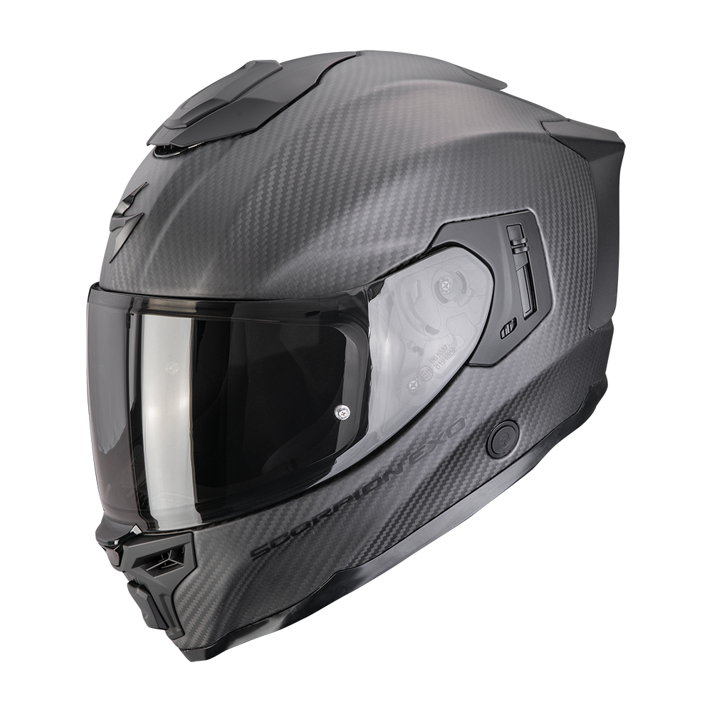Casco Moto Integrale SCORPION EXO 1500 CARBON AIR SOLID Nero Opaco