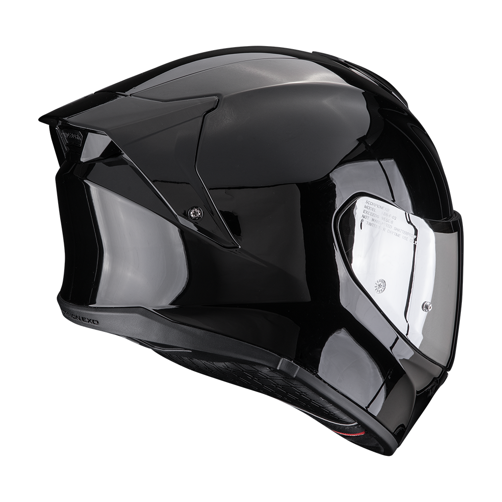 Casco Moto Integrale SCORPION EXO 530 AIR SOLID Nero Lucido