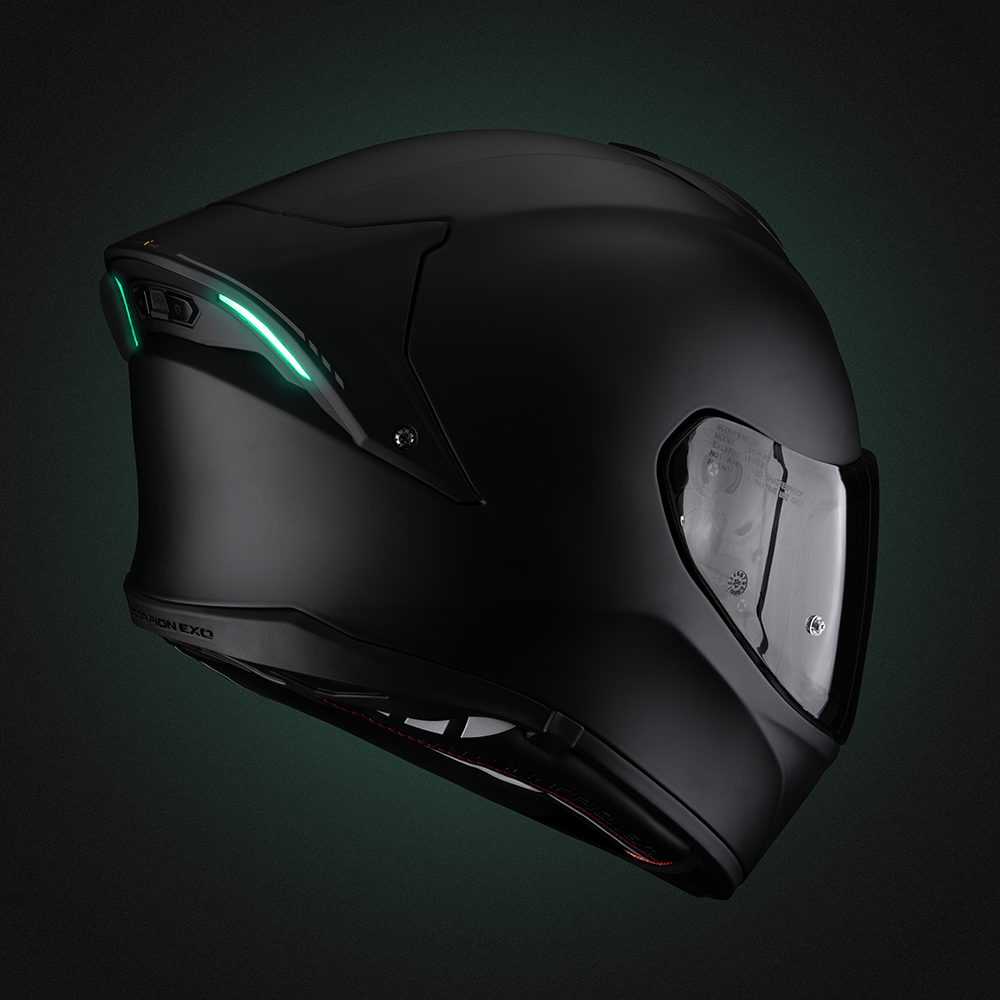 Casco Moto Integrale SCORPION EXO 530 i AIR SOLID Nero Opaco