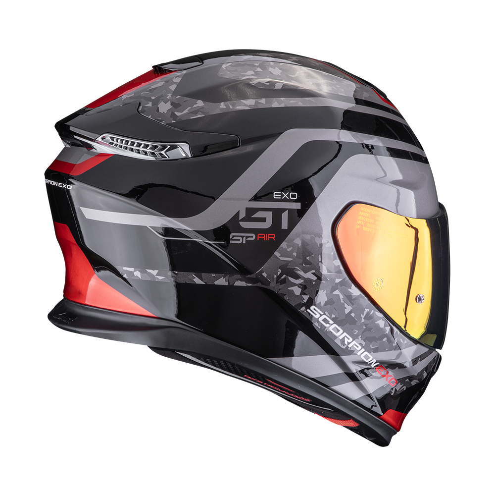 Casco Moto Integrale SCORPION EXO GT SP AIR ARTEN Nero Rosso