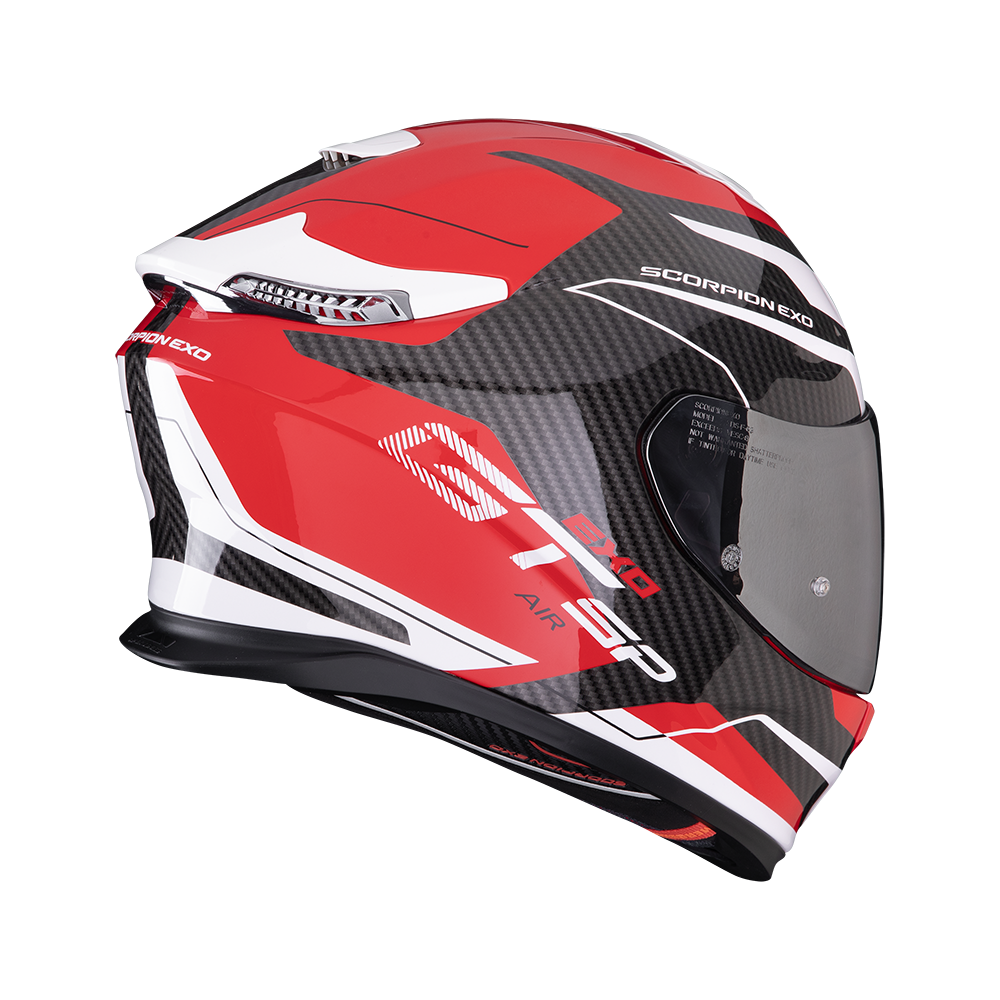 Casco Moto Integrale SCORPION EXO GT SP AIR FLEX Rosso Bianco