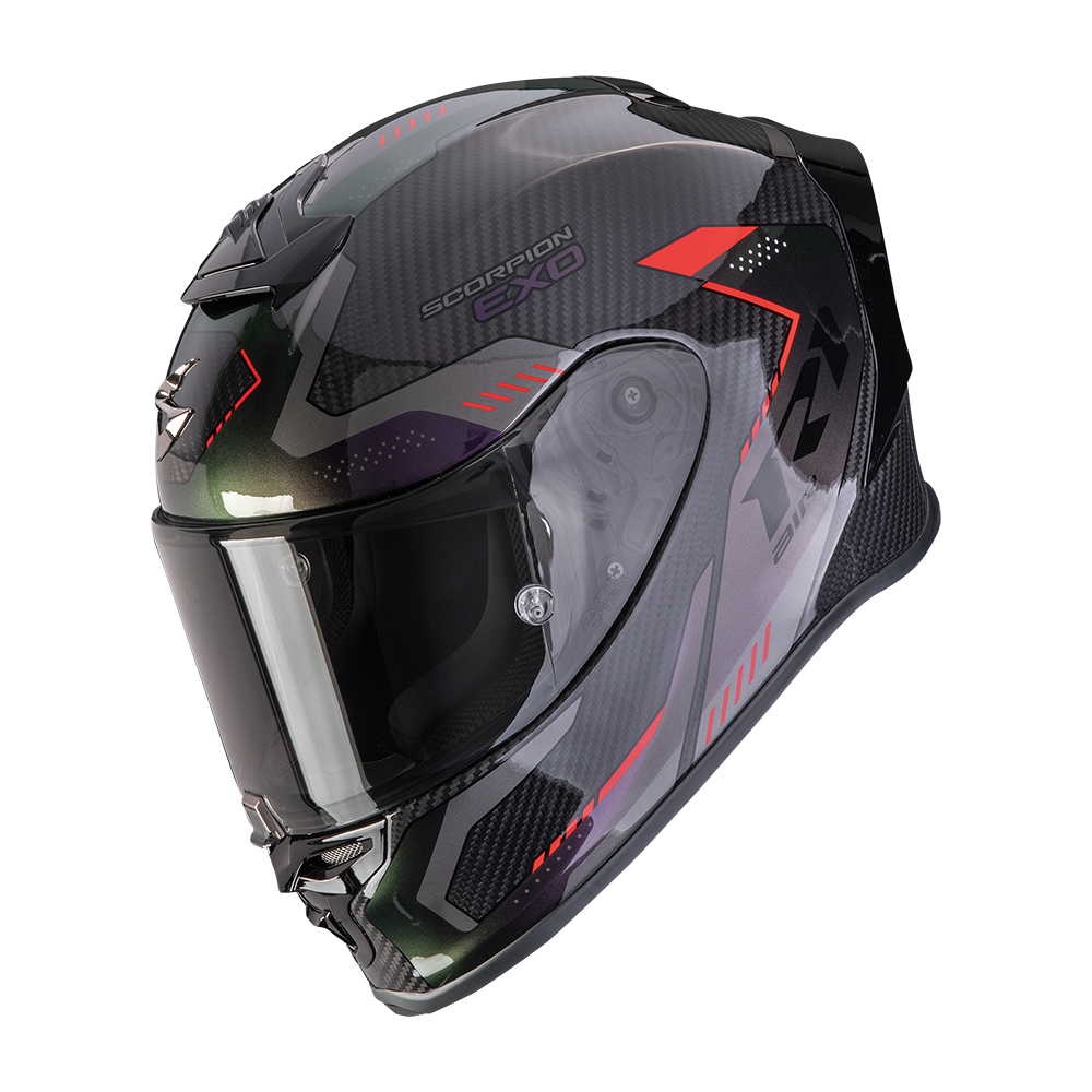 Casco Moto Integrale SCORPION EXO R1 EVO CARBON AIR PROPEL Nero Cameleon