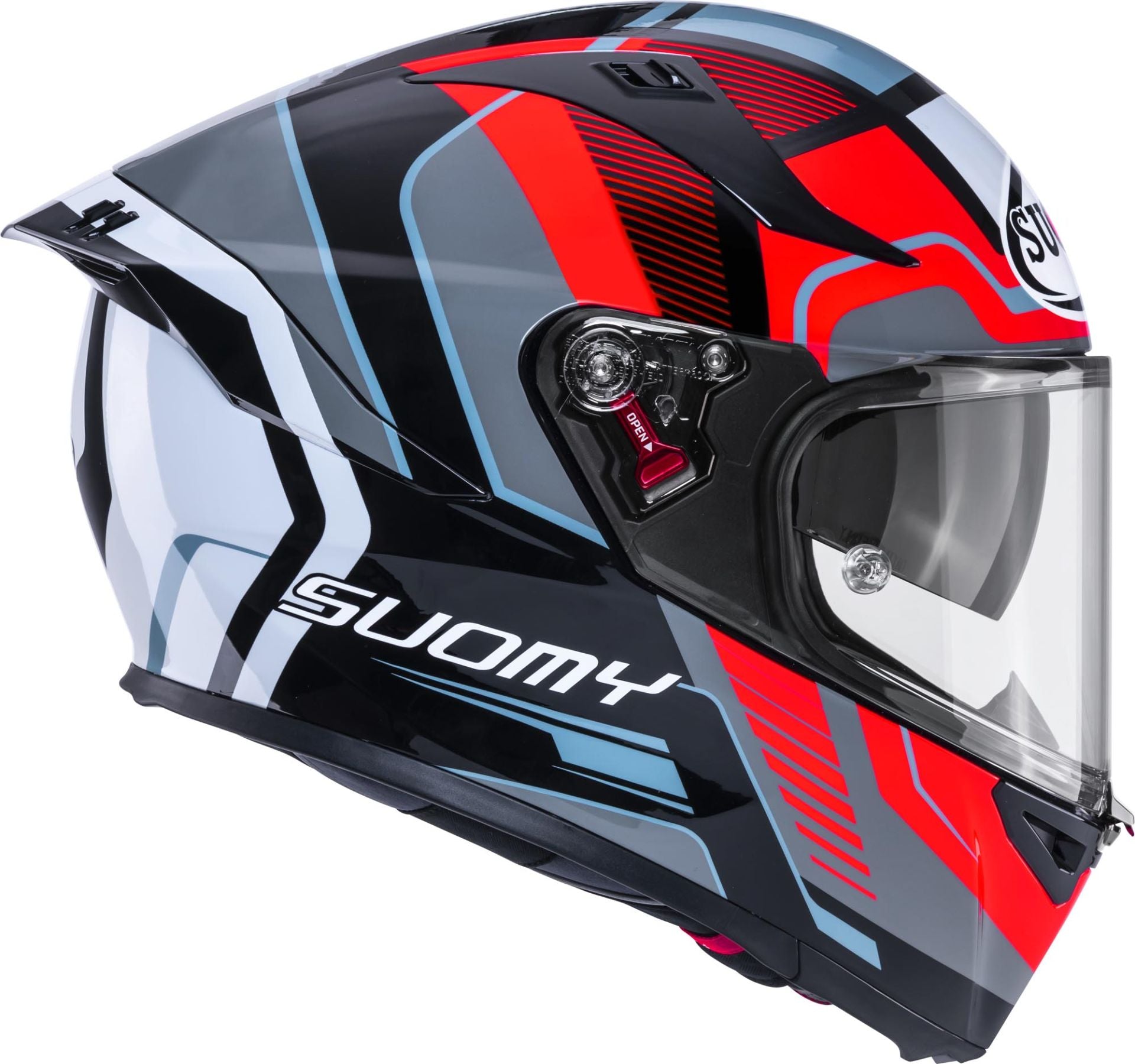 Casco Moto Integrale SUOMY SPEEDSTAR 2 PARALLAX RED