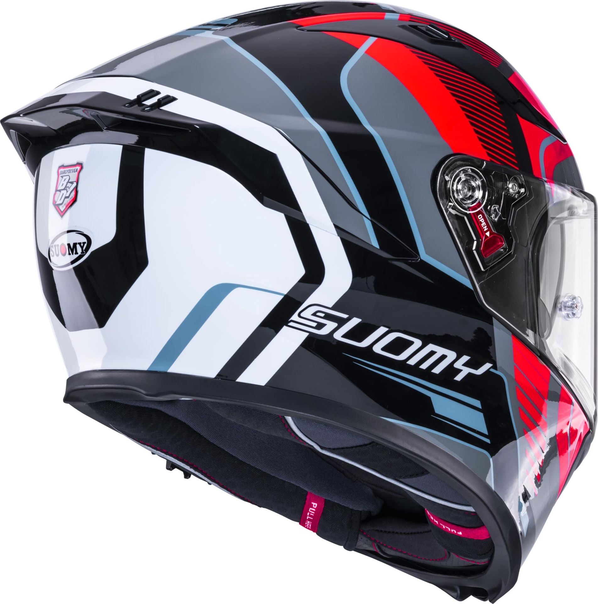 Casco Moto Integrale SUOMY SPEEDSTAR 2 PARALLAX RED