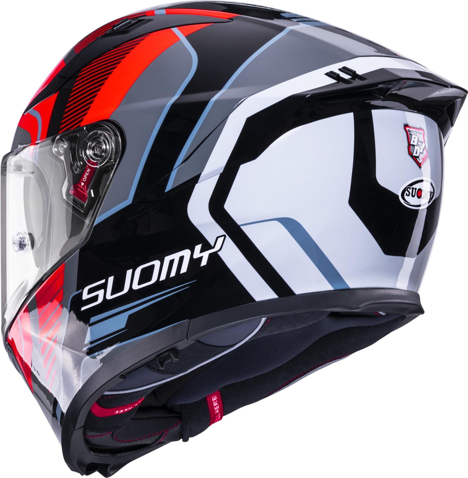 Casco Moto Integrale SUOMY SPEEDSTAR 2 PARALLAX RED