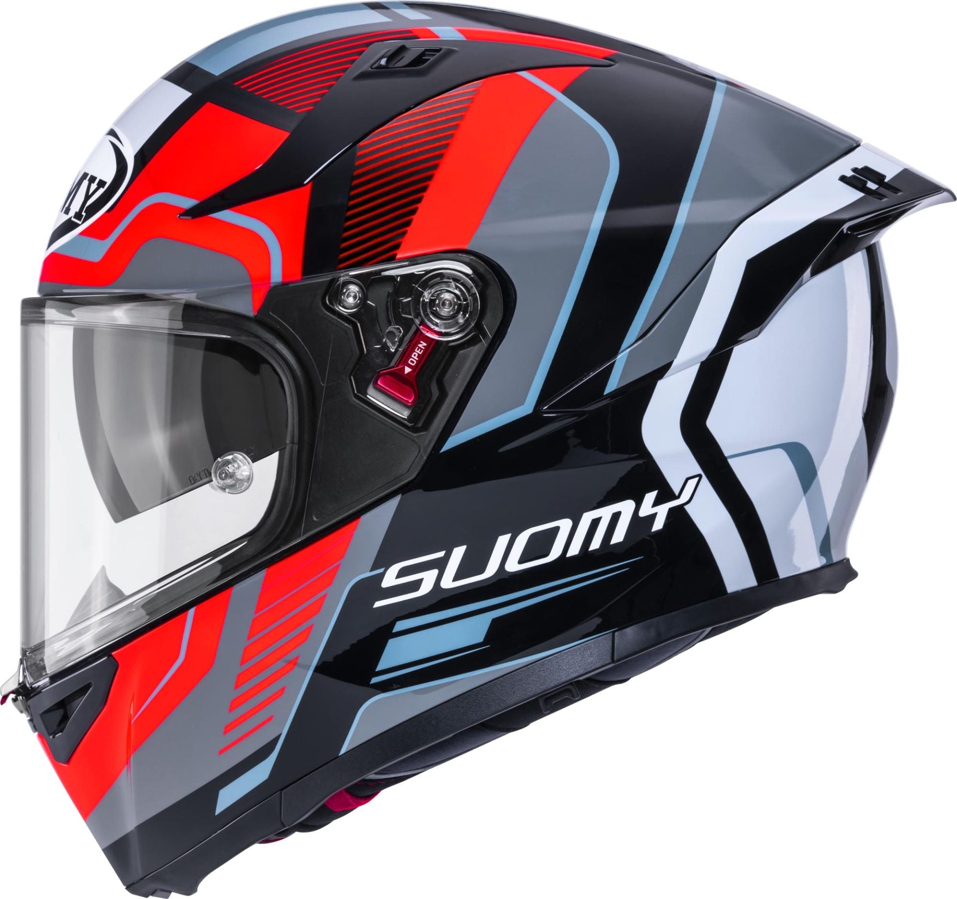 Casco Moto Integrale SUOMY SPEEDSTAR 2 PARALLAX RED
