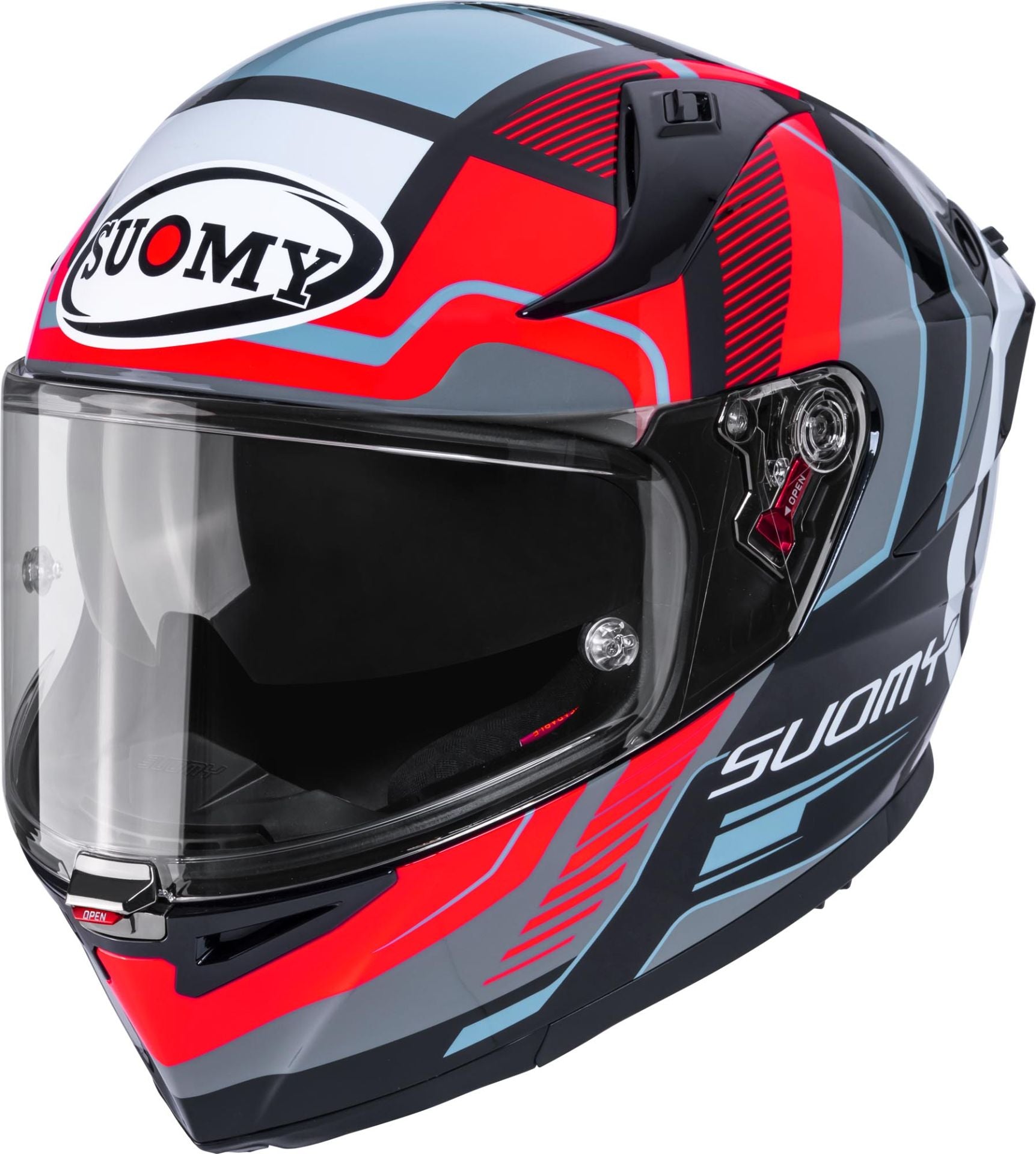 Casco Moto Integrale SUOMY SPEEDSTAR 2 PARALLAX RED