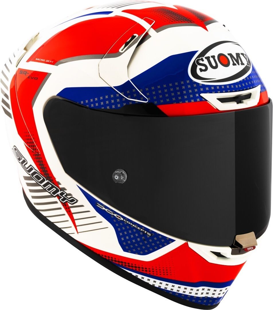 Casco Moto Integrale SUOMY SR-GP EVO AIRSPEED Rosso Blu