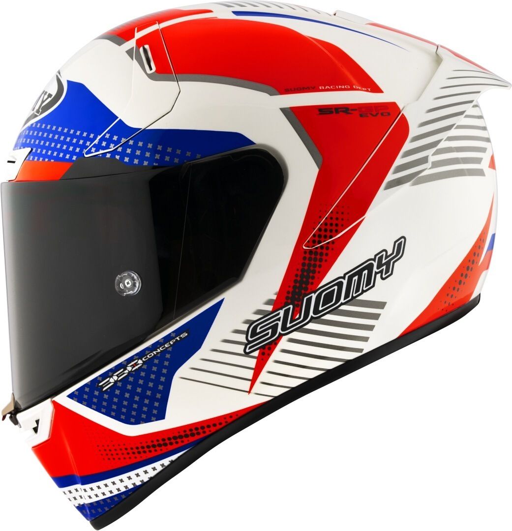 Casco Moto Integrale SUOMY SR-GP EVO AIRSPEED Rosso Blu