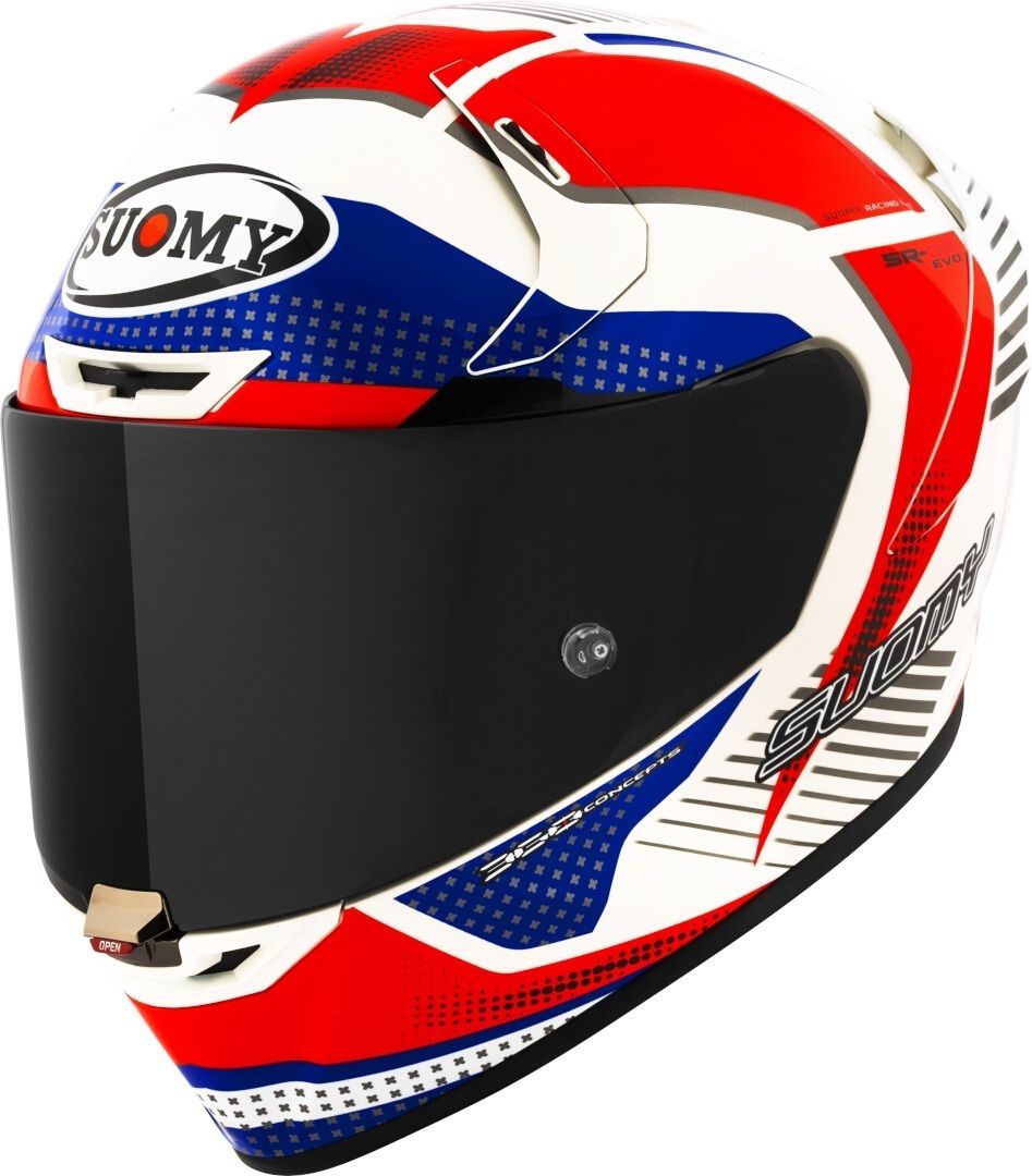 Casco Moto Integrale SUOMY SR-GP EVO AIRSPEED Rosso Blu