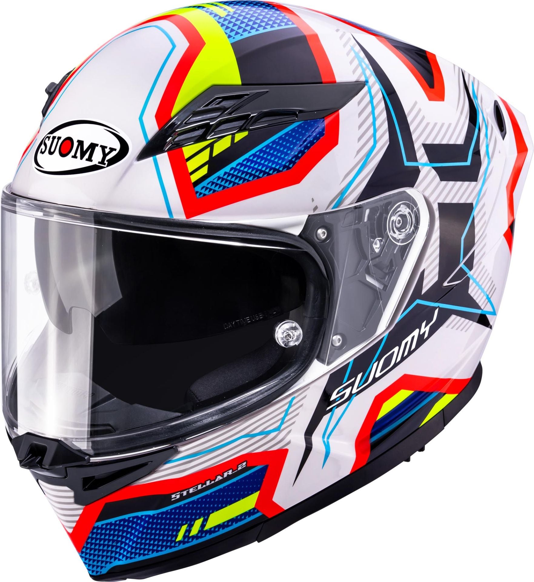 Casco Moto Integrale SUOMY STELLAR 2 BLACKSTAR Bianco Blu