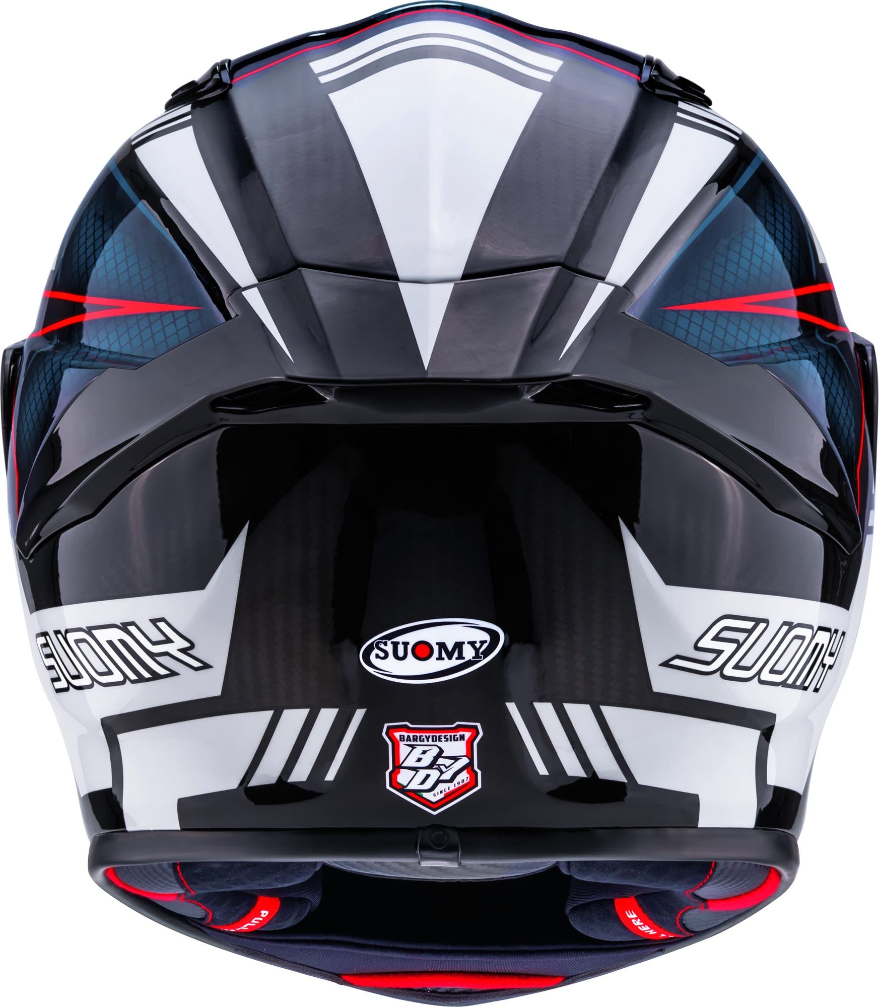 Casco Moto Integrale SUOMY TX-PRO FLAWLESS WHITE Blu Bianco