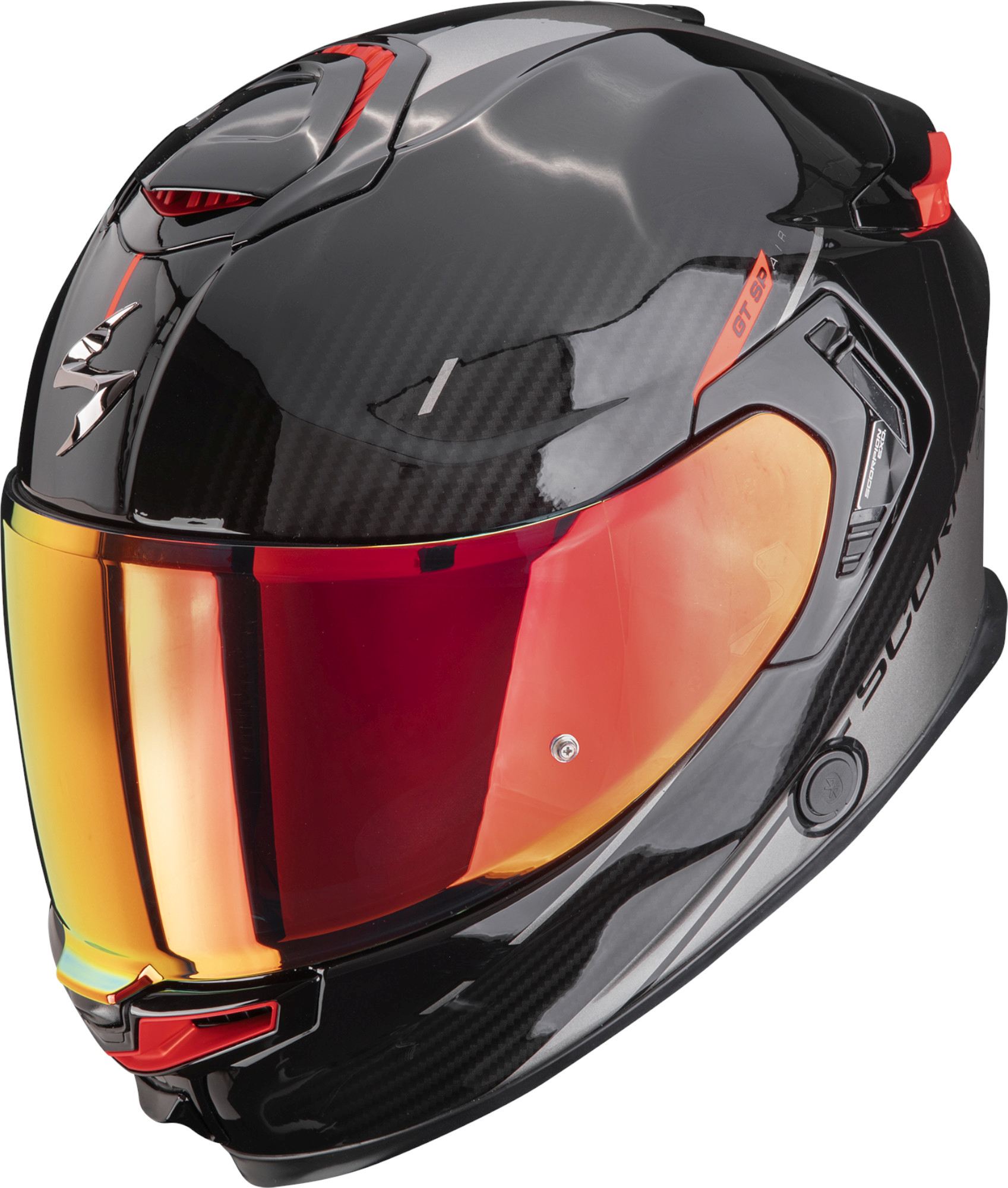 Casco Moto Integrale Scorpion EXO-GT SP AIR  ASPHALT Nero Argento