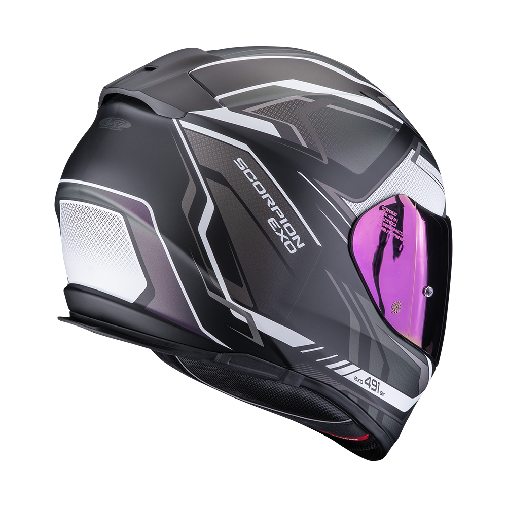 Casco Moto Integrale Scorpion EXO 491 ZUMO Nero Opaco Camaleonte