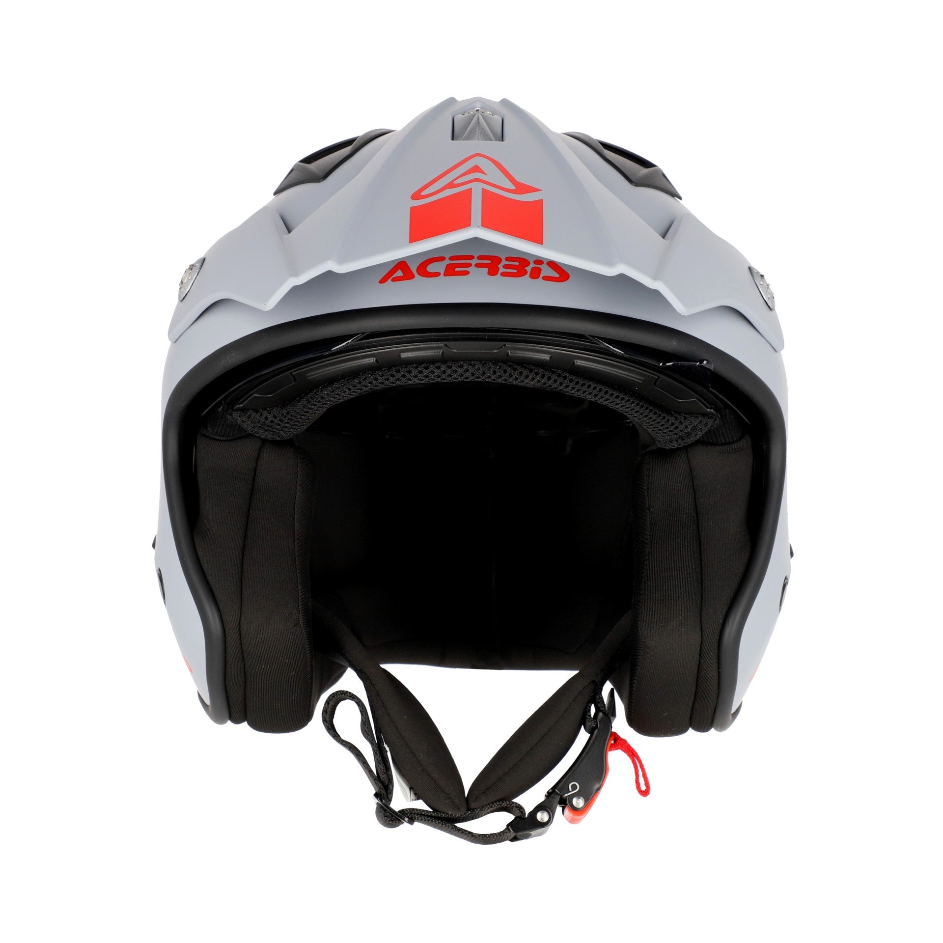 Casco Moto Jet ACERBIS ARIA 2206 Grigio Chiaro