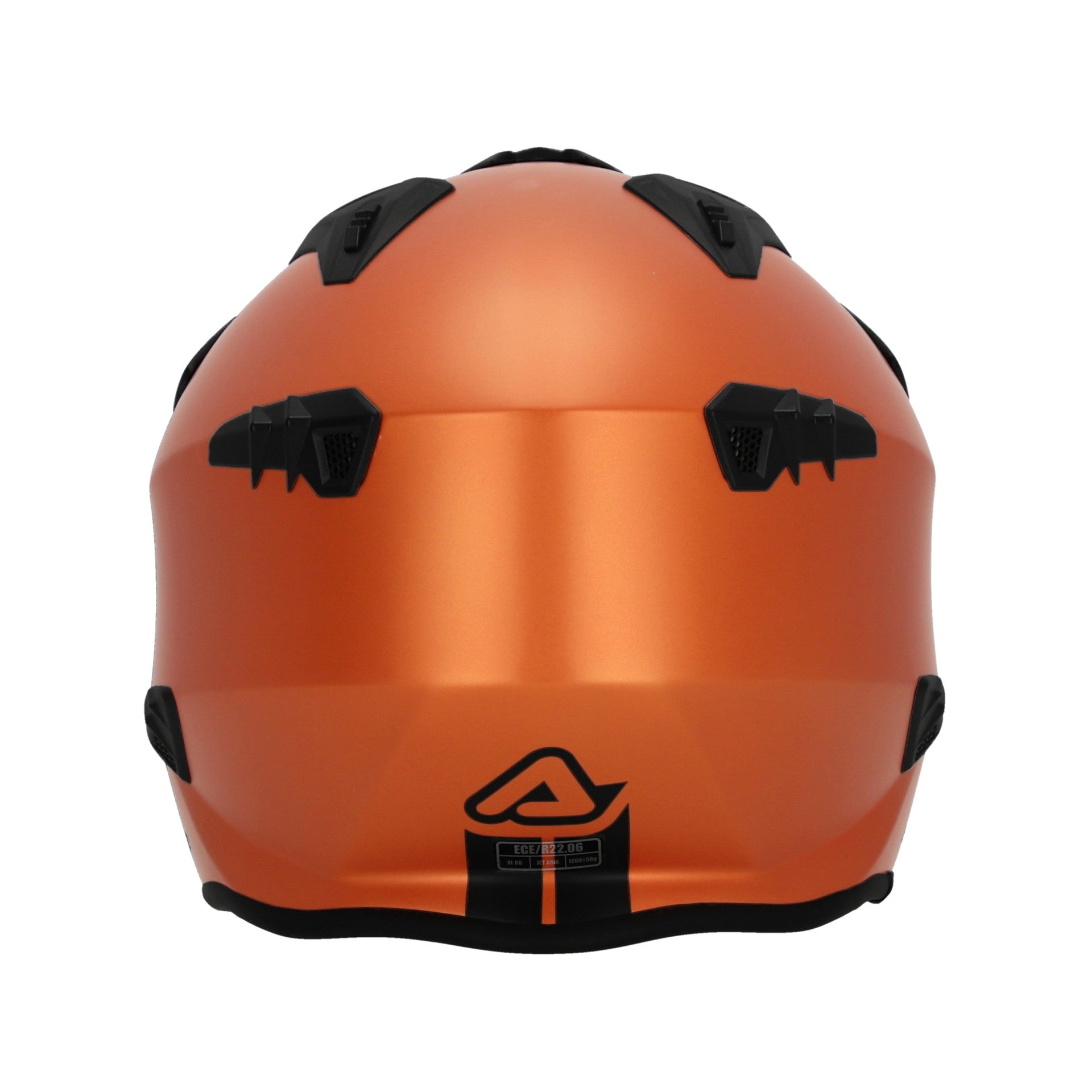 Casco Moto Jet ACERBIS ARIA 2206 METALLIC Arancio
