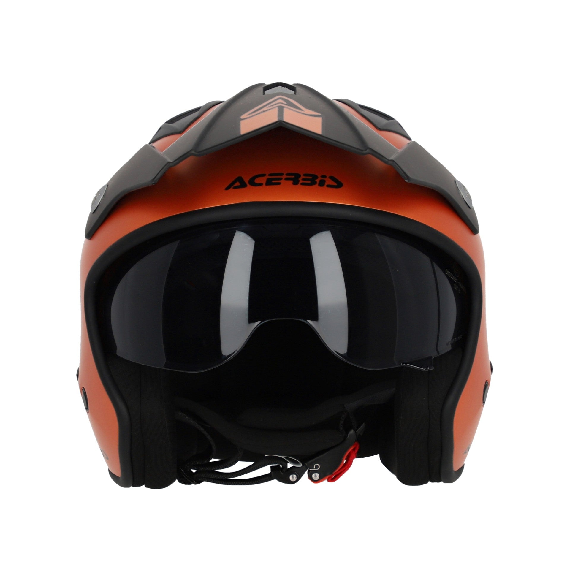 Casco Moto Jet ACERBIS ARIA 2206 METALLIC Arancio