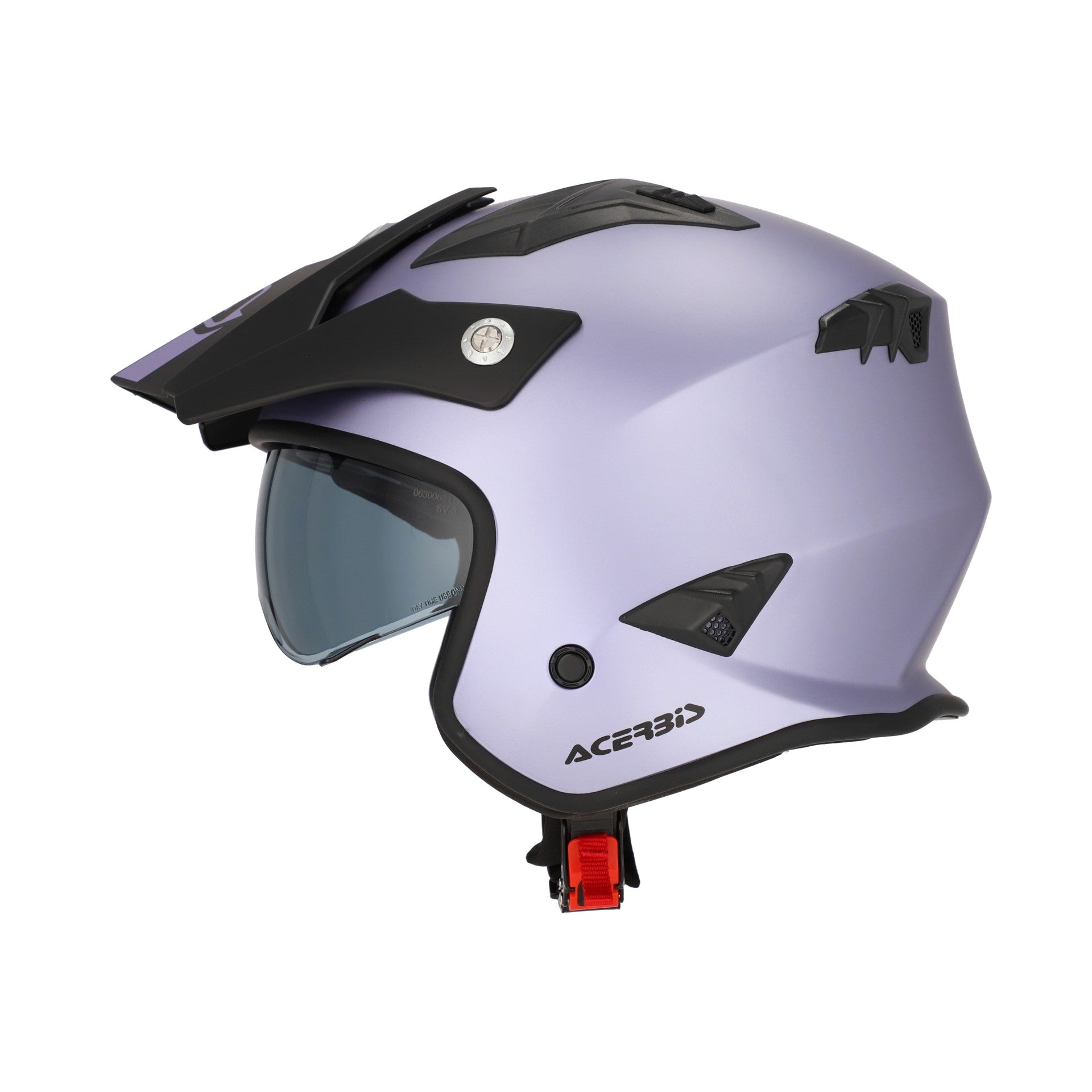 Casco Moto Jet ACERBIS ARIA 2206 METALLIC Chameleon Purple