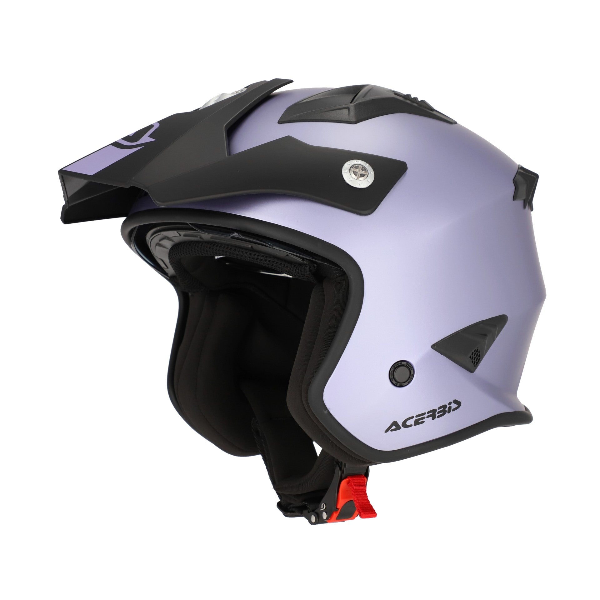Casco Moto Jet ACERBIS ARIA 2206 METALLIC Chameleon Purple