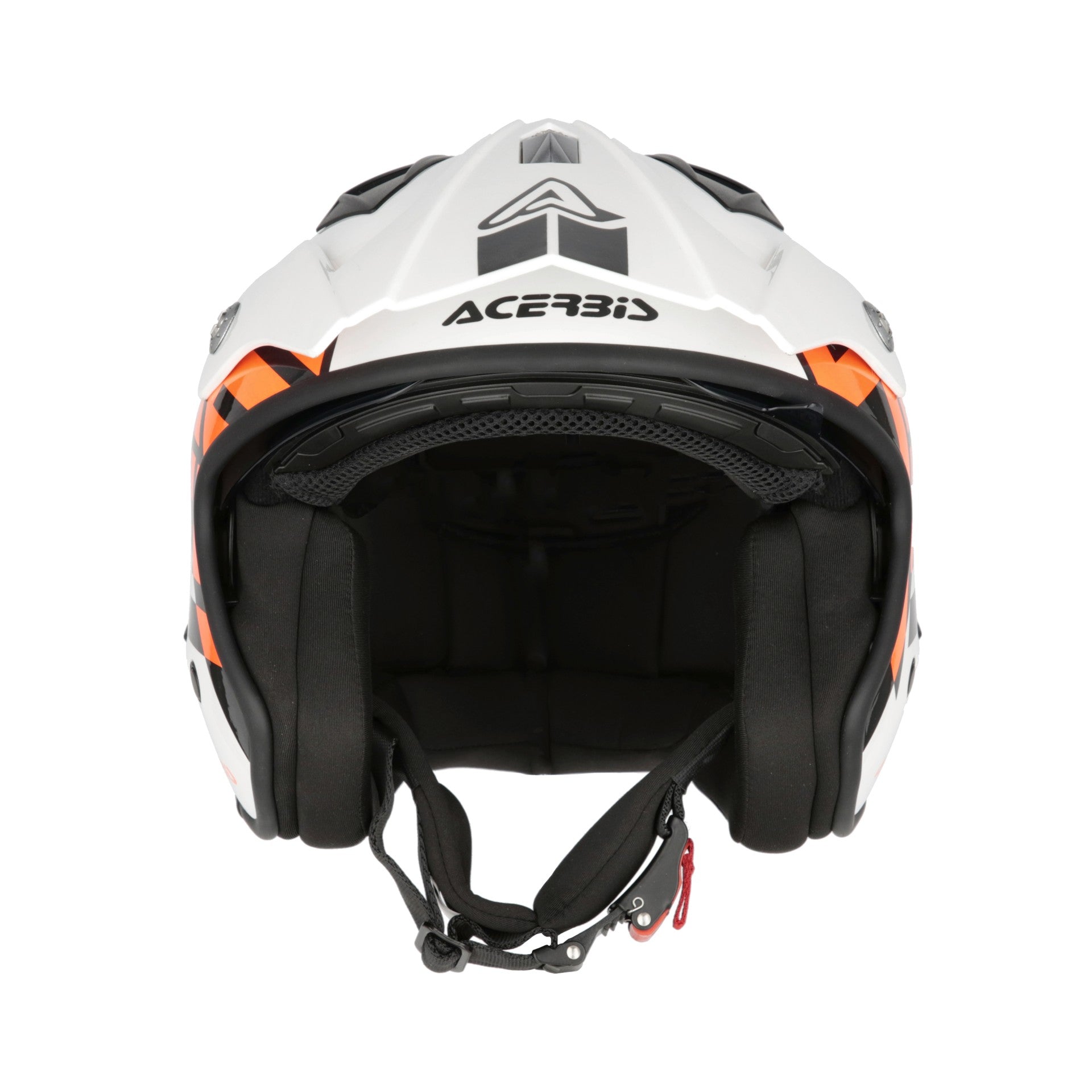 Casco Moto Jet ACERBIS ARIA GRAPHIC 2206 Bianco Arancio