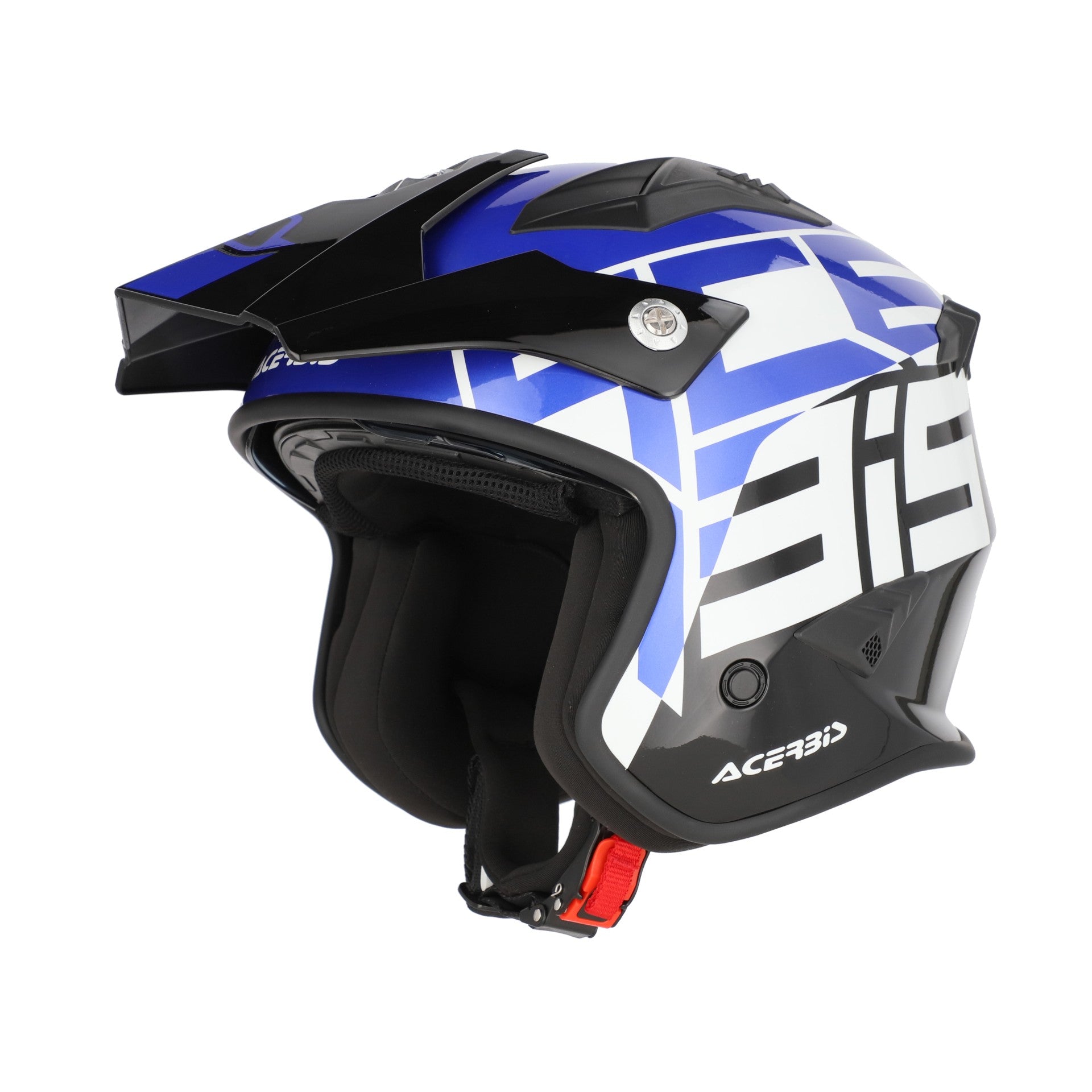 Casco Moto Jet ACERBIS ARIA GRAPHIC 2206 Nero Blu