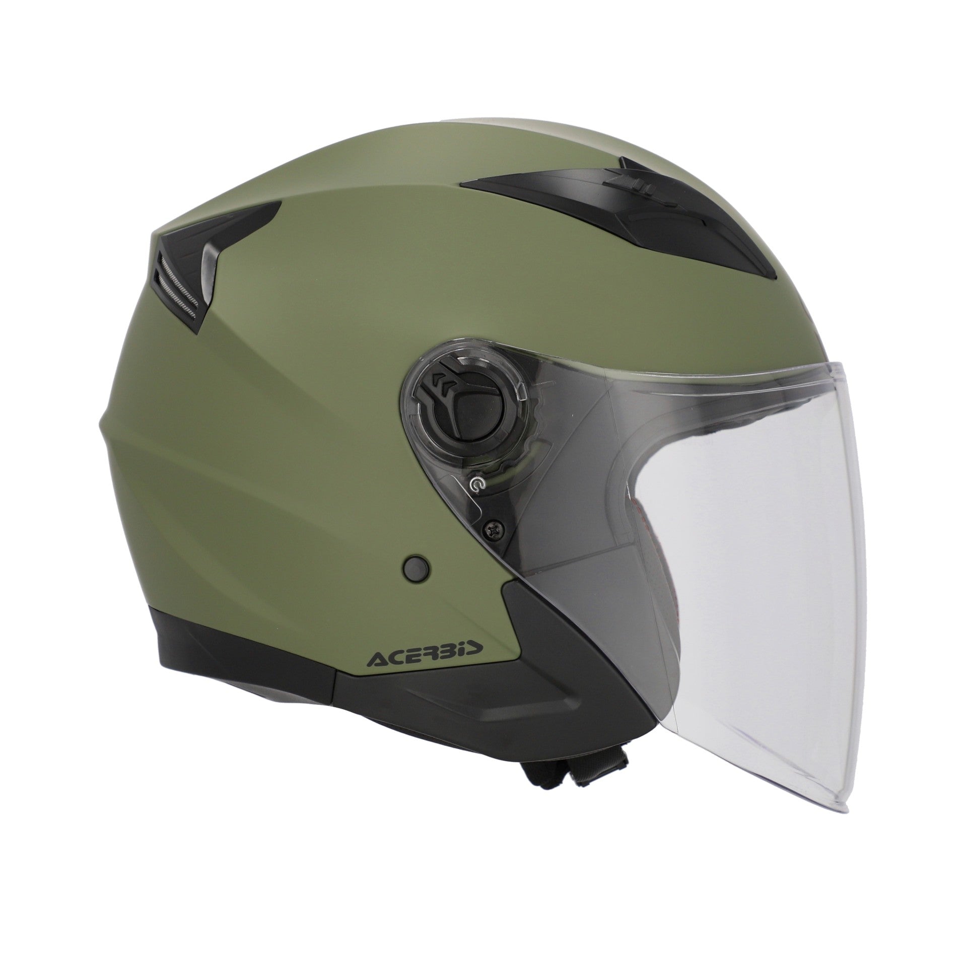 Casco Moto Jet ACERBIS FIRSTWAY 2.0 2206 Verde Militare