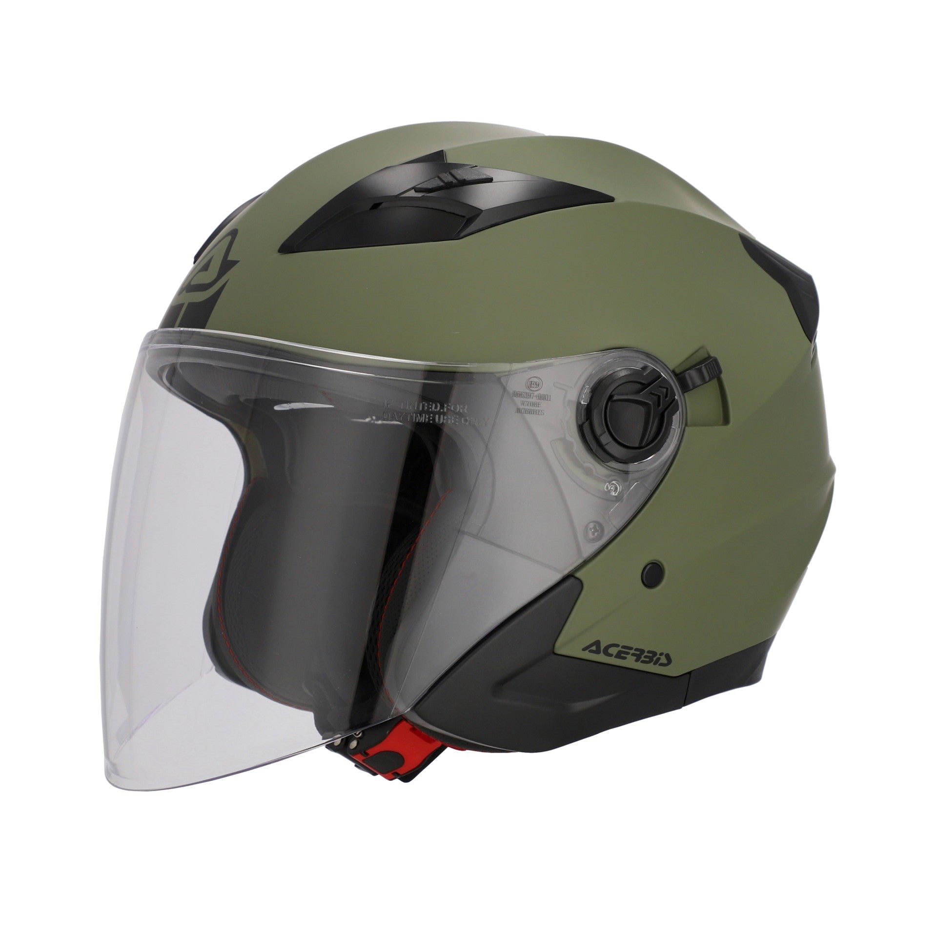 Casco Moto Jet ACERBIS FIRSTWAY 2.0 2206 Verde Militare