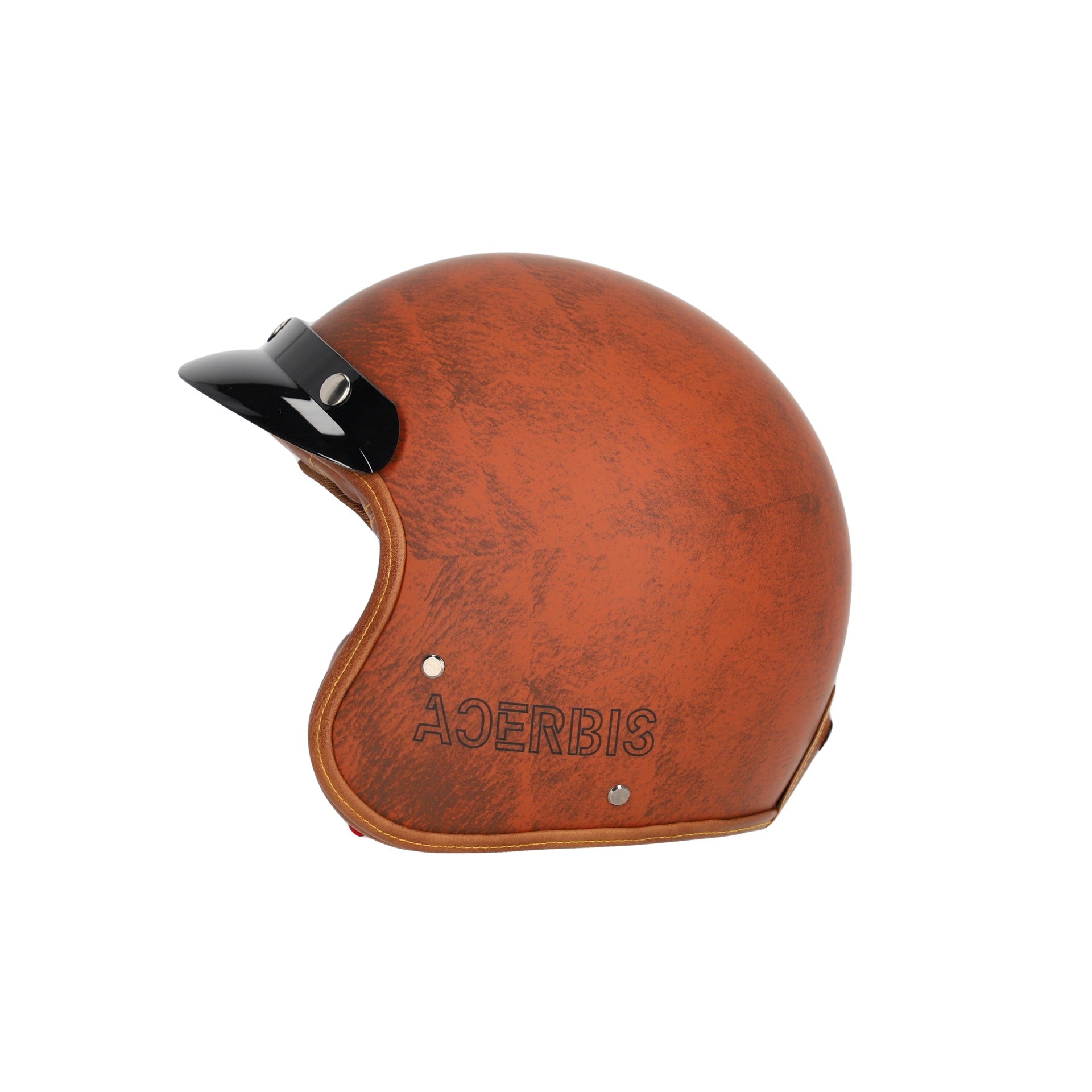 Casco Moto Jet ACERBIS SKODELA 2206 Marrone