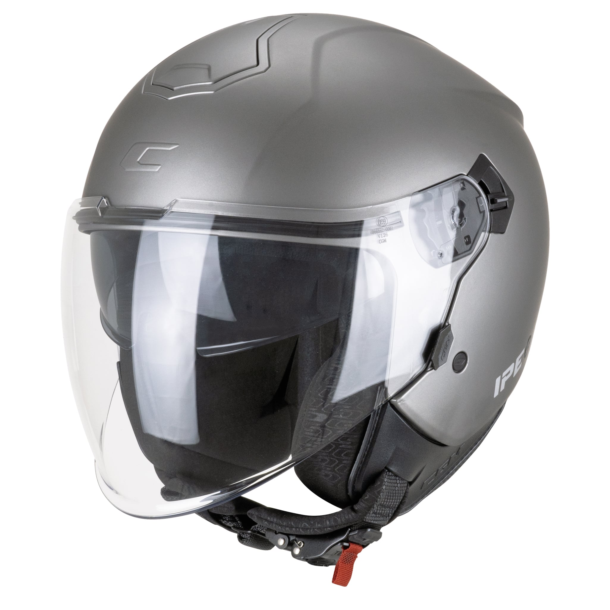 Casco Moto Jet CGM 126A IPE MONO Antracite Satinato