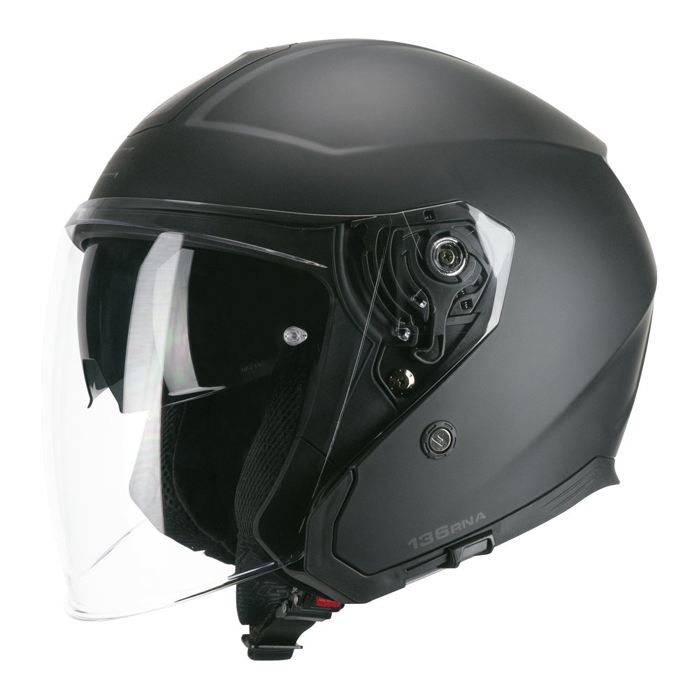 Casco Moto Jet CGM 136A RNA MONO Nero Opaco