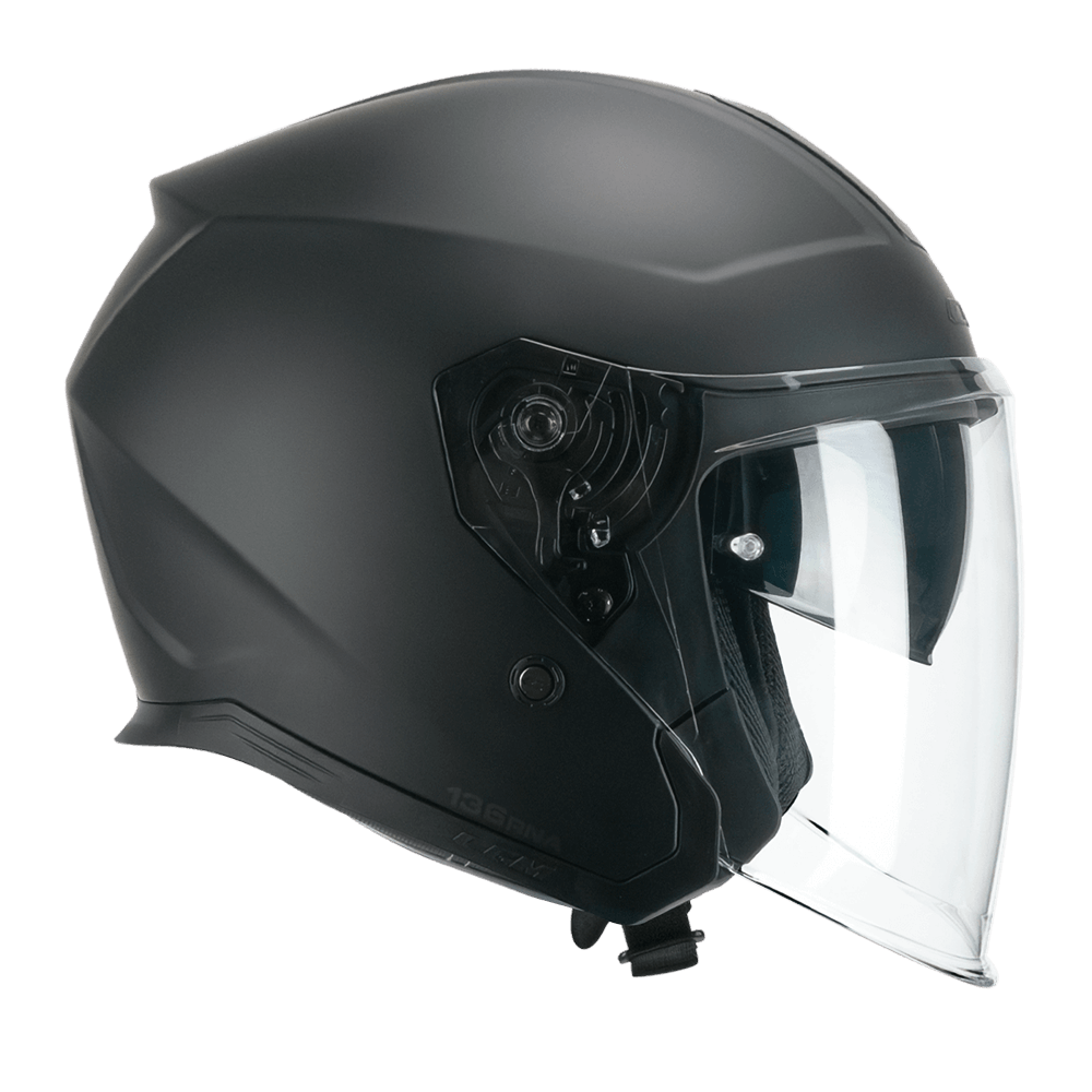 Casco Moto Jet CGM 136A RNA MONO Nero Opaco