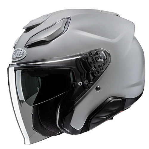 Casco Moto Jet HJC F31 SOLID N GRAY Grigio Lucido
