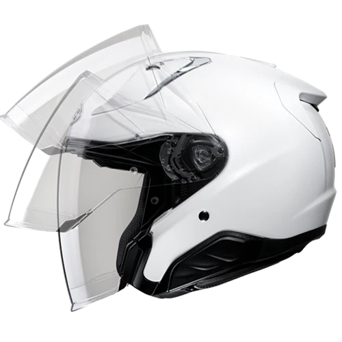 Casco Moto Jet HJC RPHA 31 SOLID PEARL WHITE Bianco Lucido